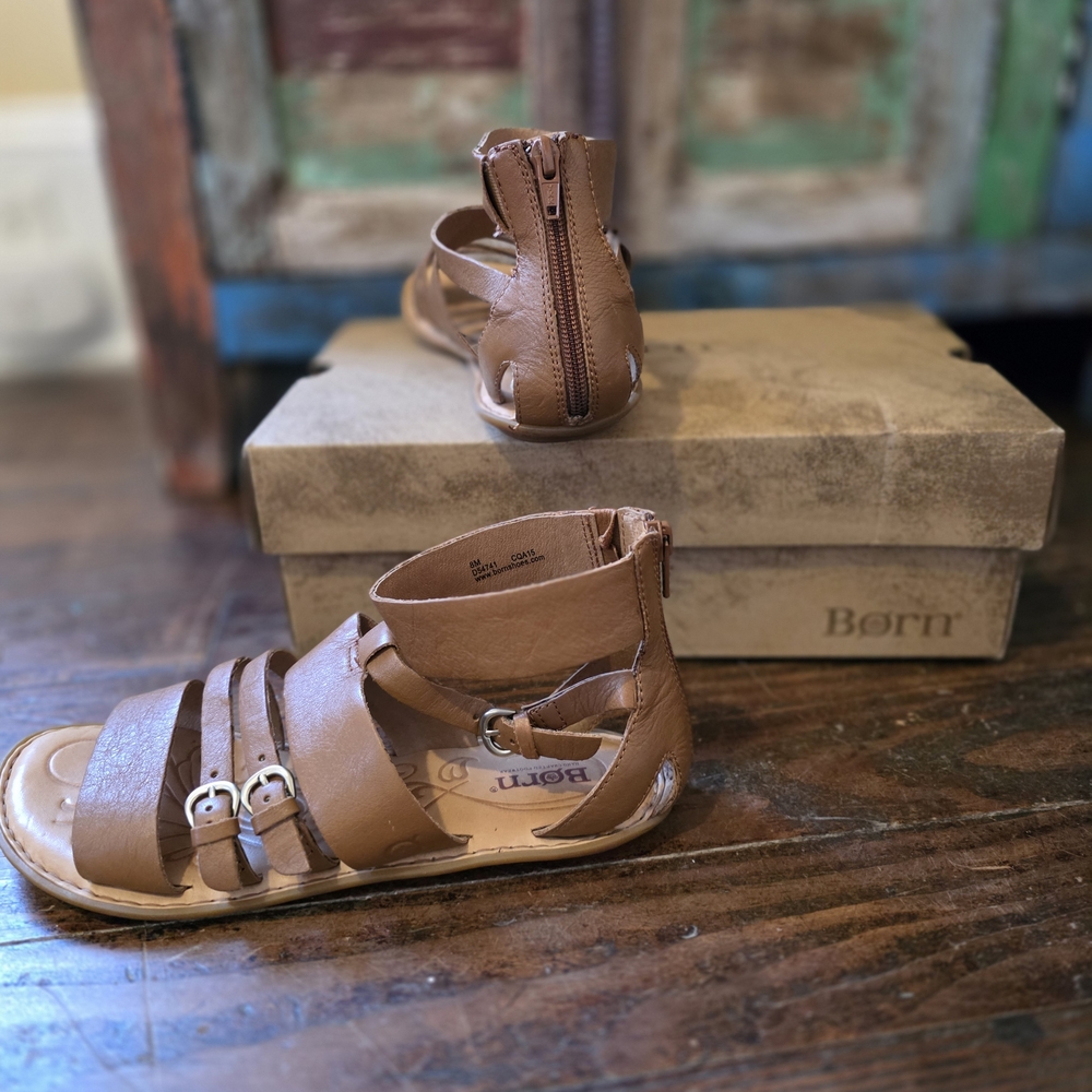 Born Tan Sandals - Picture 2 of 5